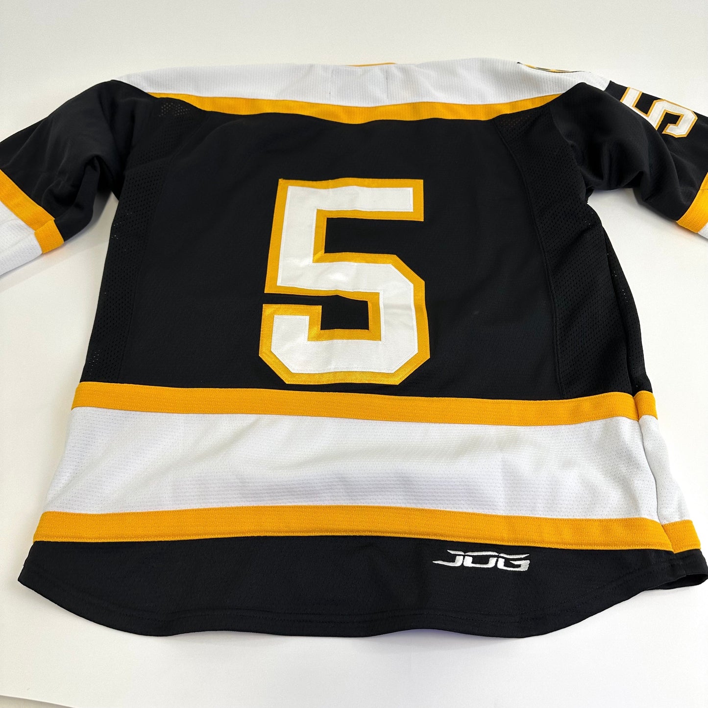Used Adrian College Black Womens JOG Game Jersey | Size Small-48 | #5 - Top Flight Hockey