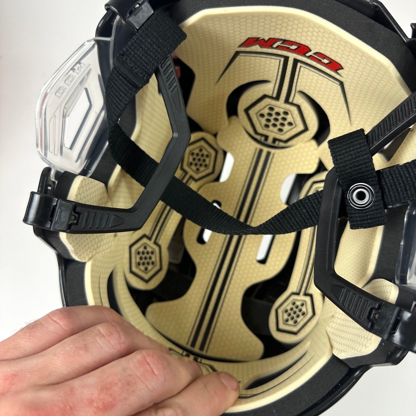 Brand New Black CCM Tacks 110 Helmet In Box - Small