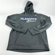 Team Issued Fanatics 2023 Playoffs Hoodie | GAR | Senior Large - Tampa Bay Lightning