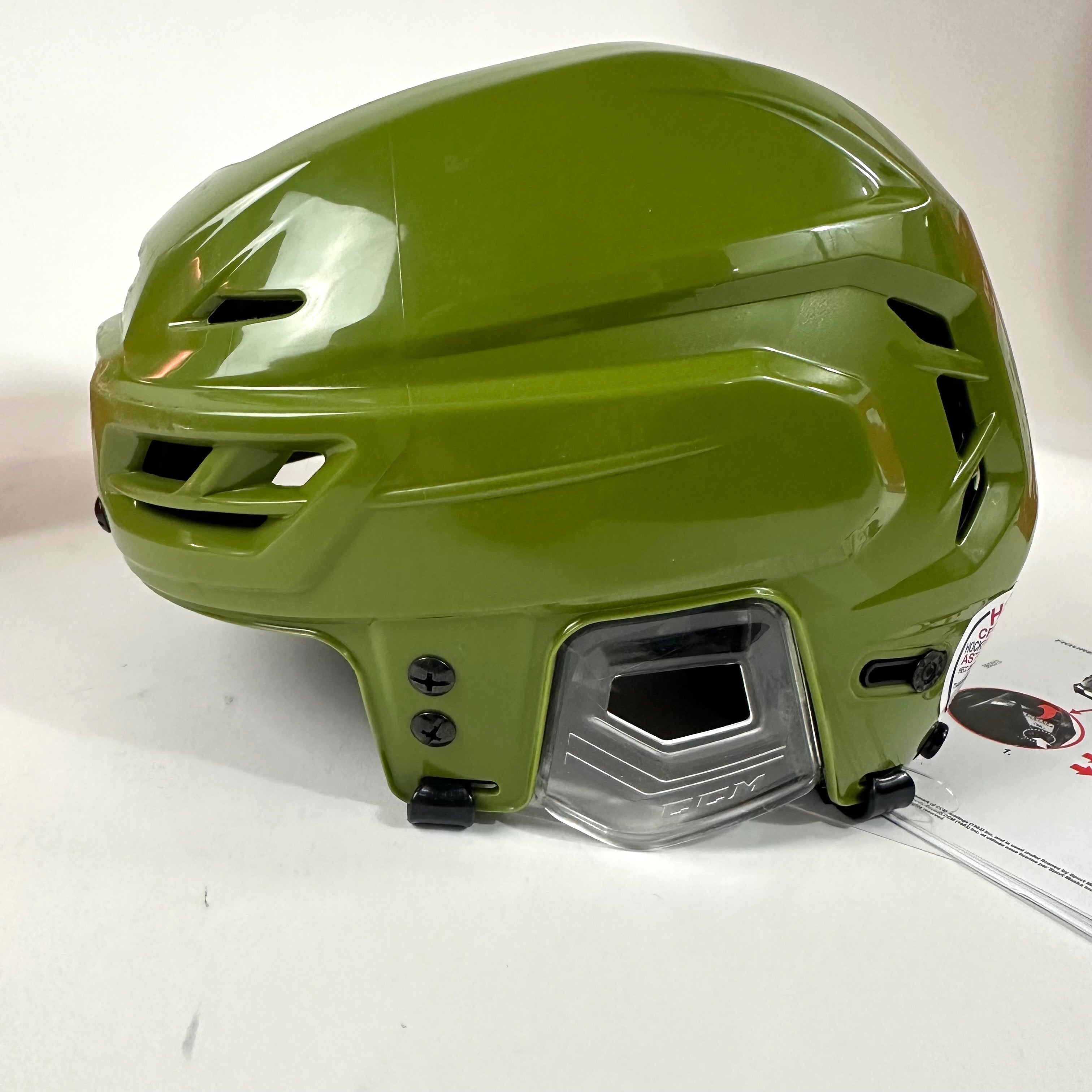 Brand New CCM Resistance Helmet in Box - Khaki - Small - #CCM374