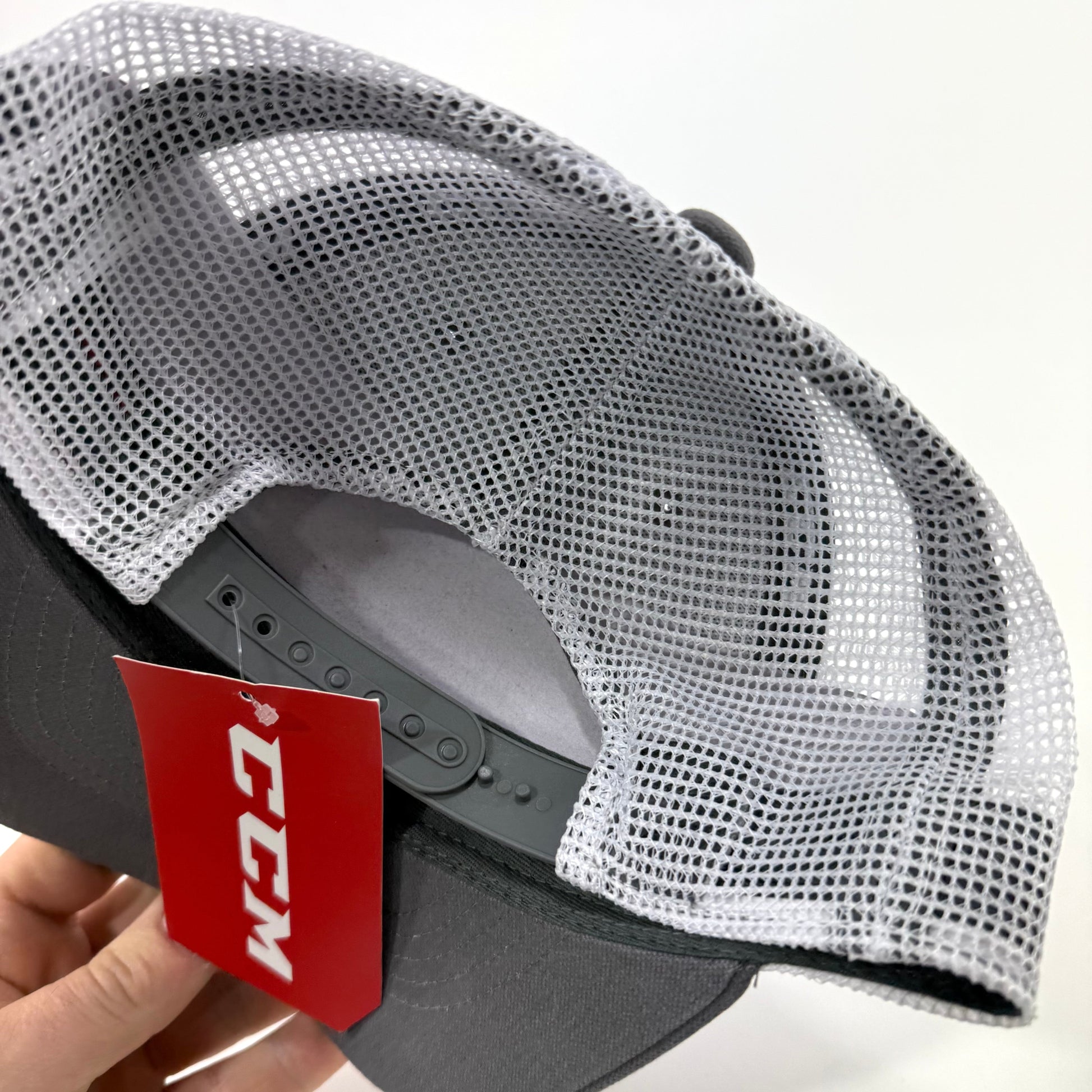 New Dark Grey CCM Team Trucker Cap | Youth | #888600333021 - Top Flight Hockey