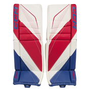 New CCM White E Flex 6.9 Goalie Leg Pads | 34+2" | #191520631758 - Top Flight Hockey