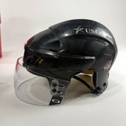 Used Rockford Ice Hogs Black Reebok 4K Helmet With Visor | Medium | L291 - Top Flight Hockey