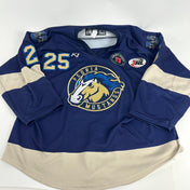 Used Navy Peoria Mustangs Game Jersey | Senior XL | K323