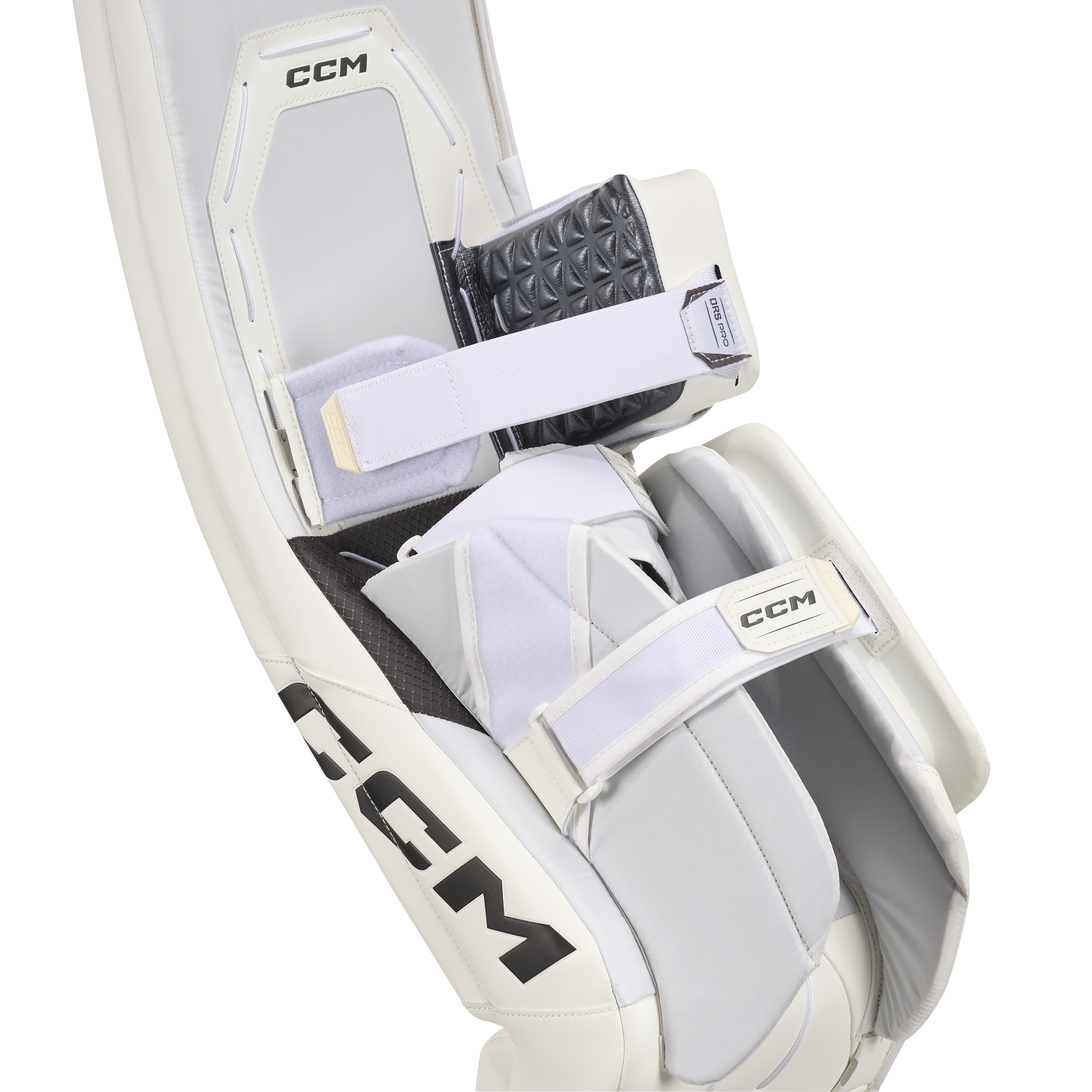 New CCM White Axis 2.9 Goalie Pads | 35+2" | #191520438333 - Top Flight Hockey