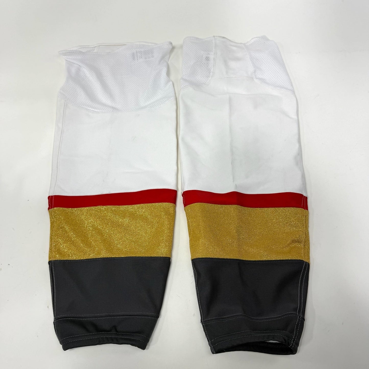 Used White Adidas Vegas Knights Game Socks | XL | AB894
