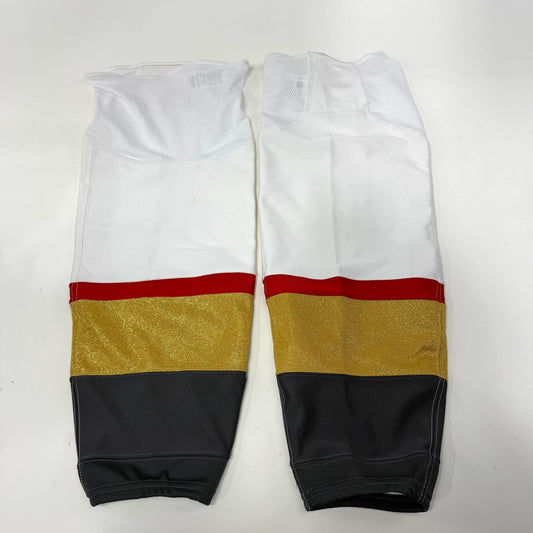 Used White Adidas Vegas Knights Game Socks | XL | AB894