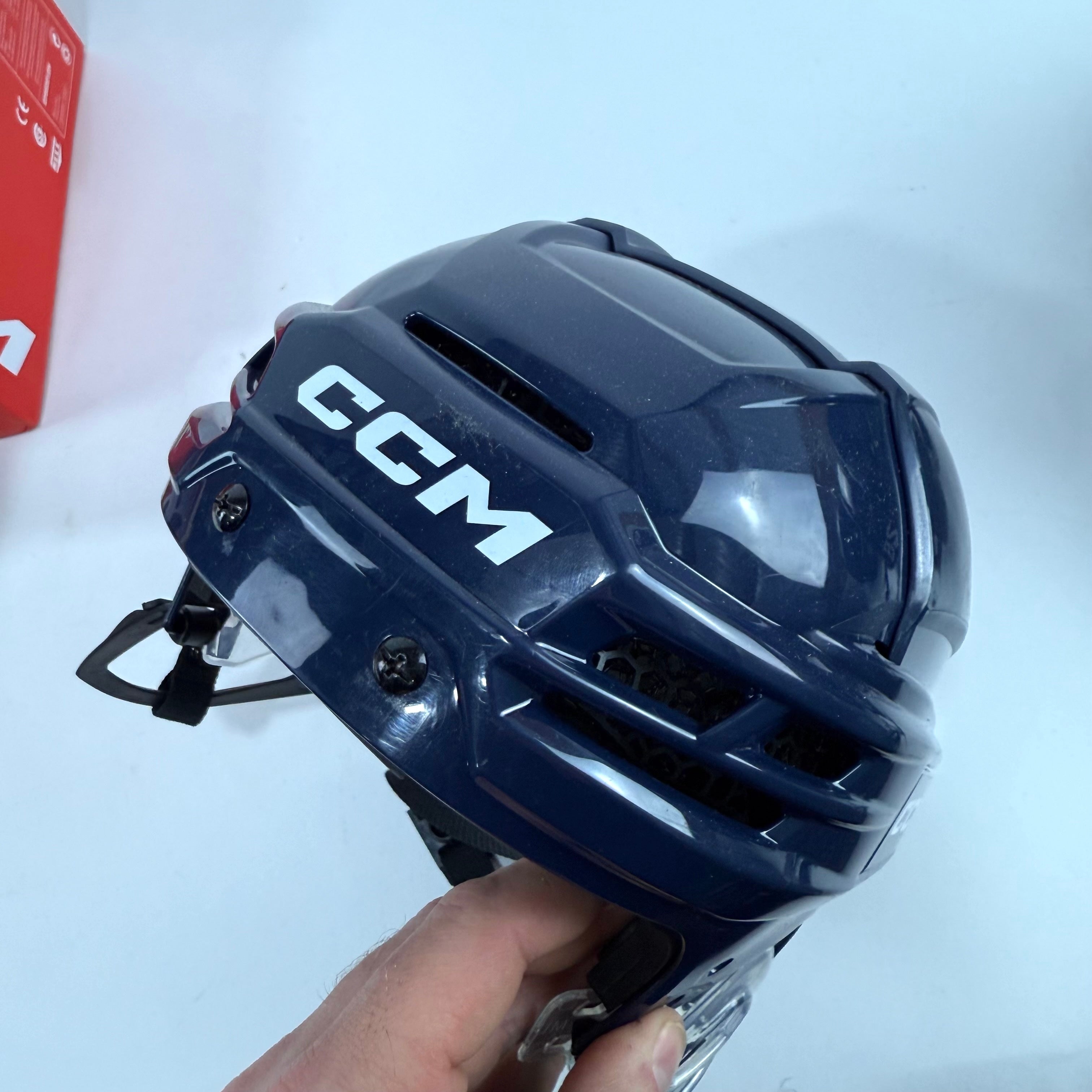 New Navy CCM Tacks 720 Helmet | Medium | U232 - Top Flight Hockey