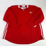 Brand New MIC Red Adidas Practice Jersey - Size 58 - Top Flight Hockey