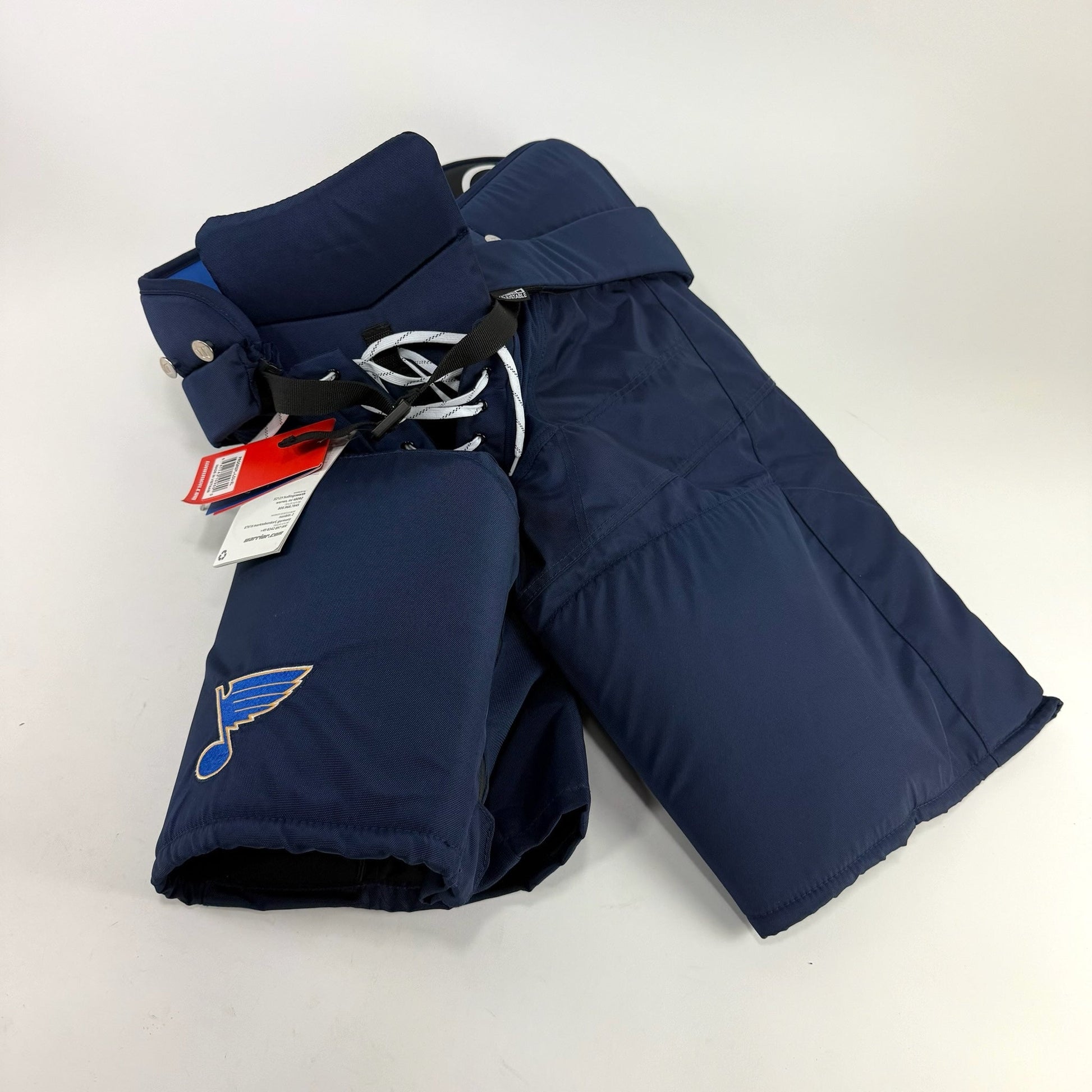 New STL Blues Navy Warrior Covert Pro Pants | XL | U262 - Top Flight Hockey