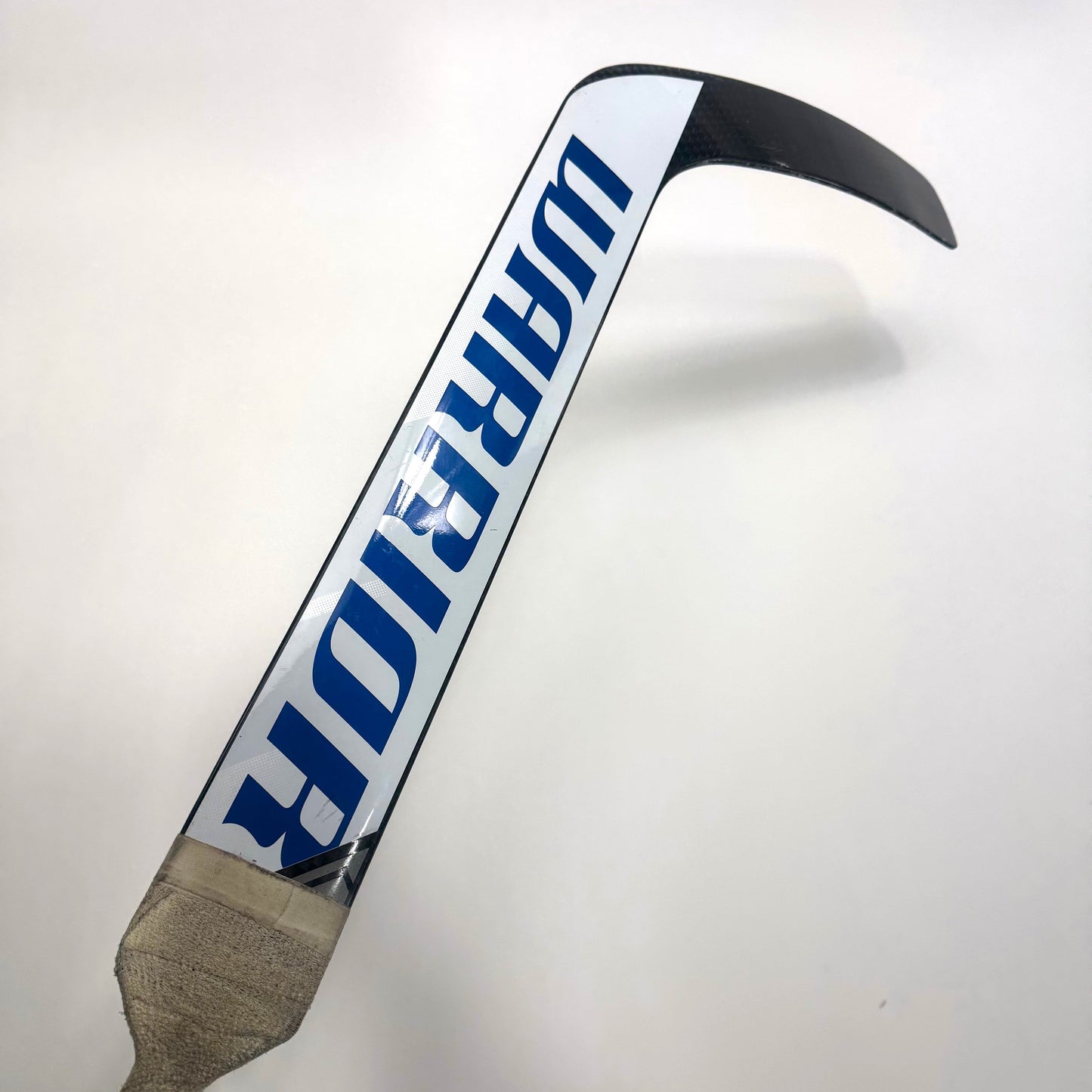 Used Regular White/Red/Blue Warrior Ritual V1Pro+ Goalie Stick | 25" Paddle P31 Curve | BH446