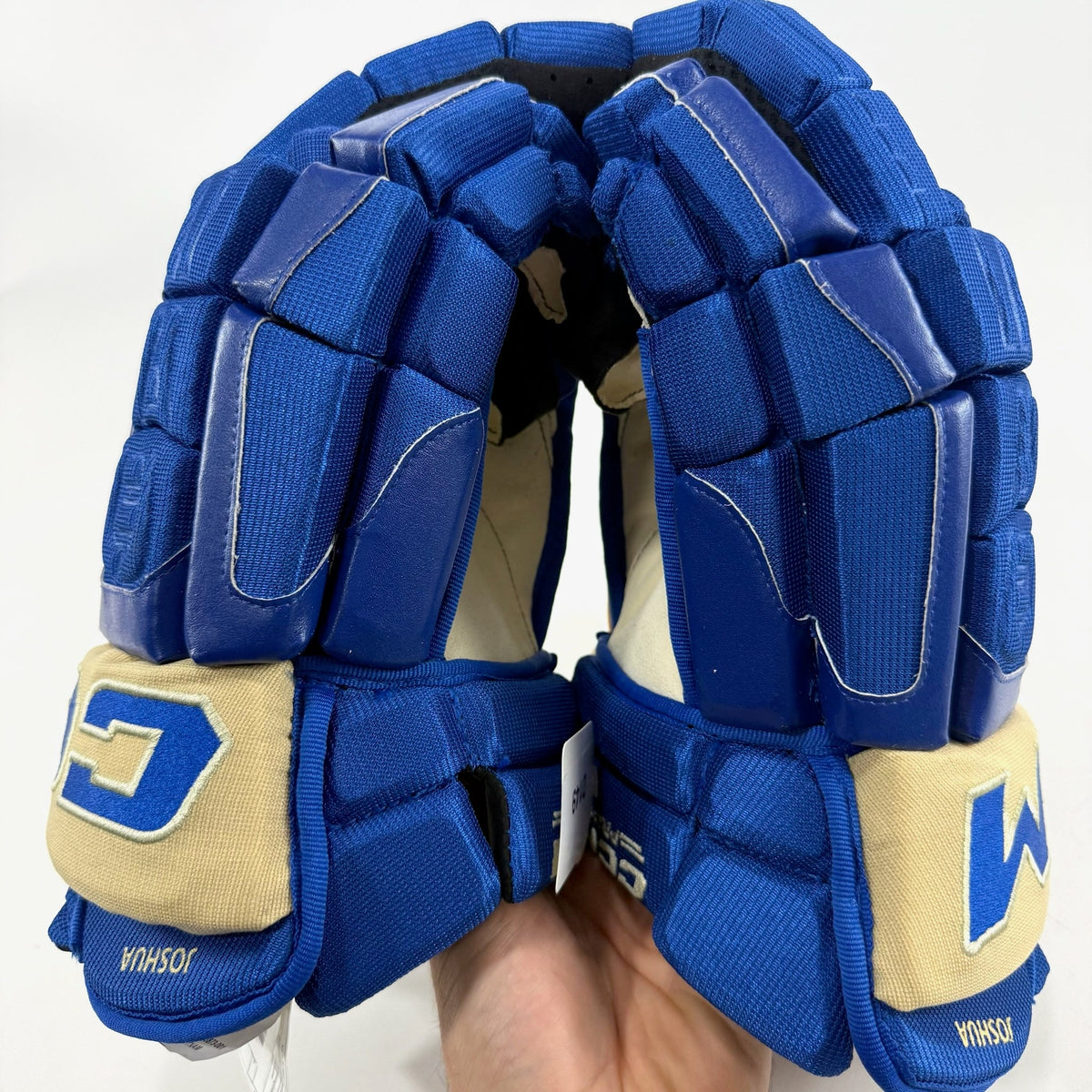 New STL Blues Heritage CCM HGCL Pro Gloves | 15" | Joshua | D149 - Top Flight Hockey