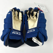 Brand New Royal Blue Utica Comets HGTK Gloves | 14"