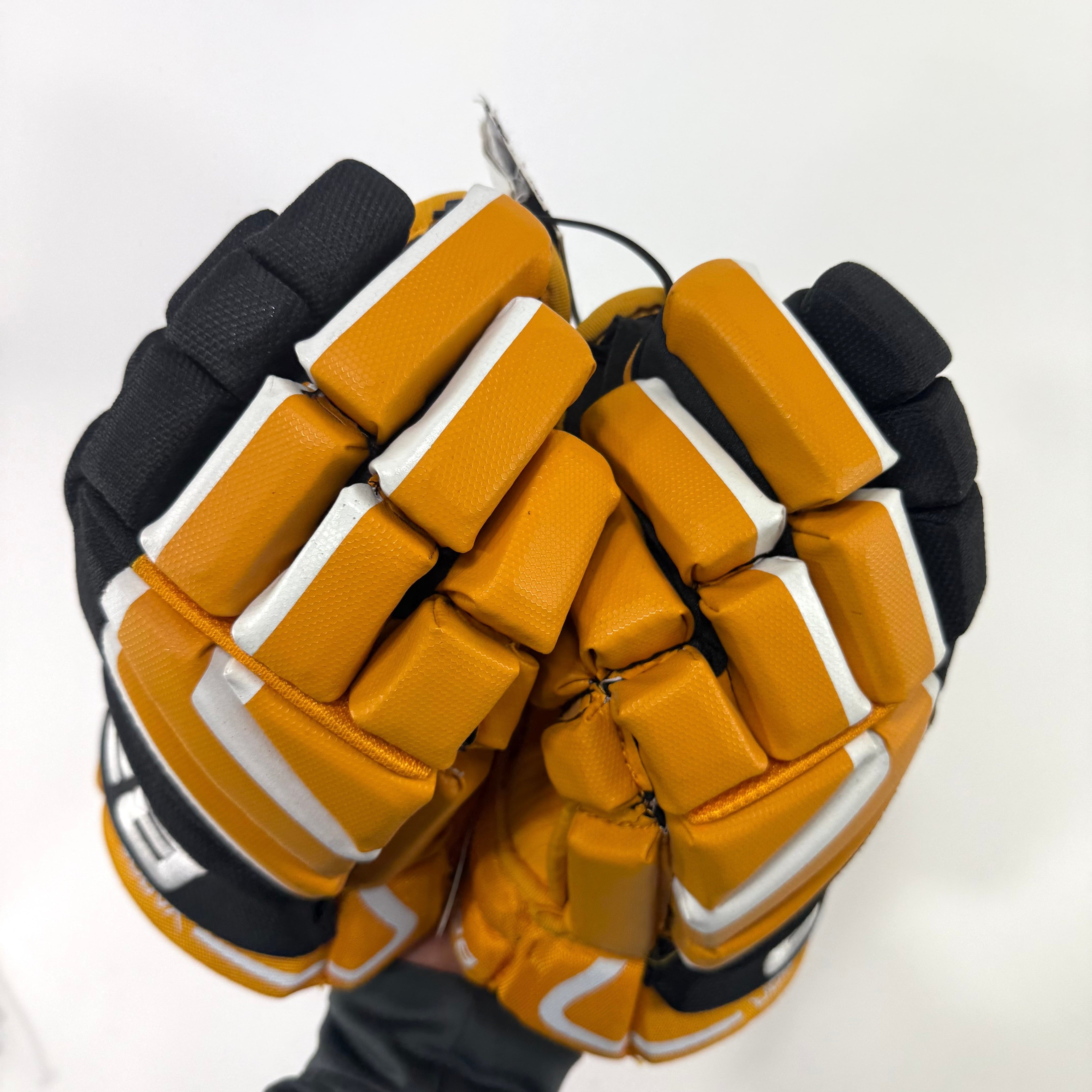 New Black/Yellow Bauer Vapor X100 Gloves | 13" | U341 - Top Flight Hockey