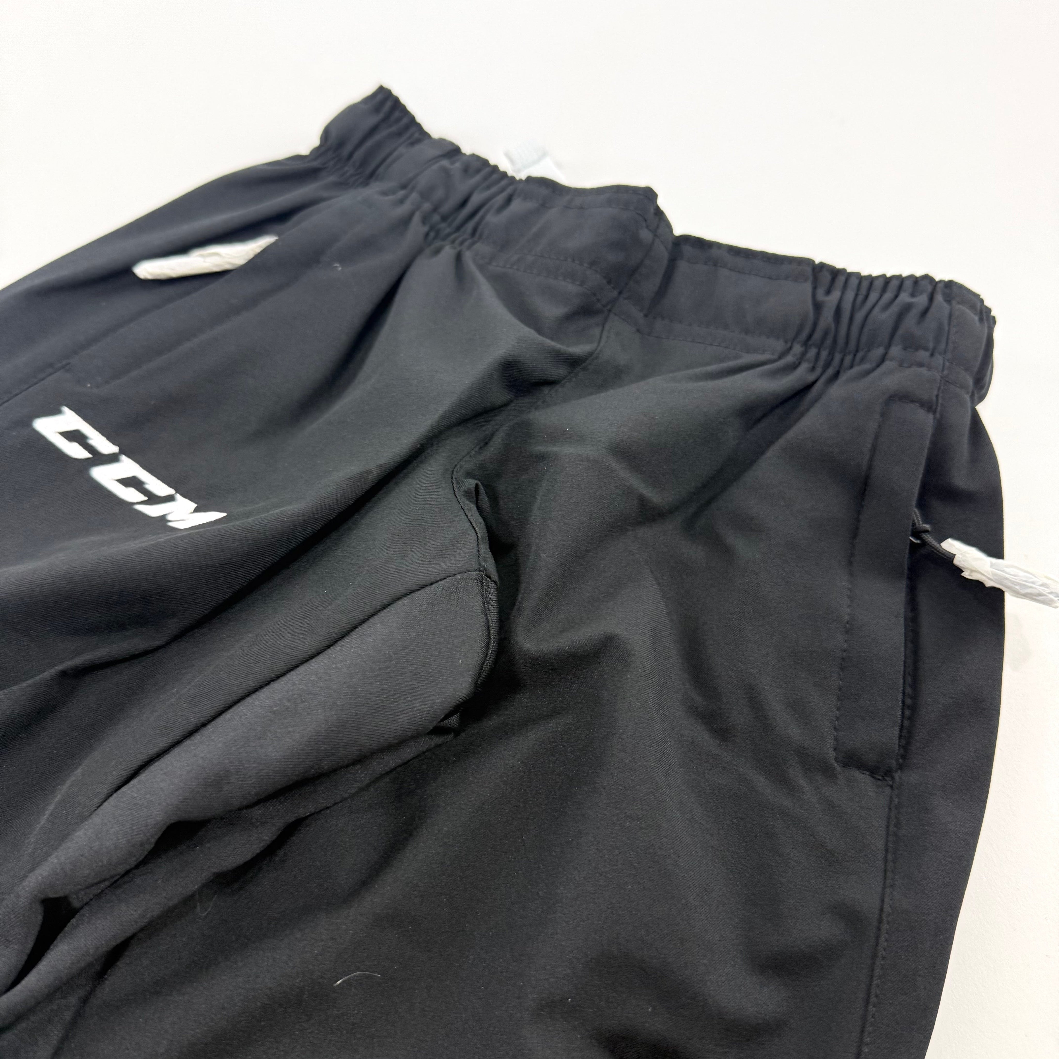 New Black CCM Youth Hockey Warm Up Pants | Youth XXS | #888600715964 - Top Flight Hockey