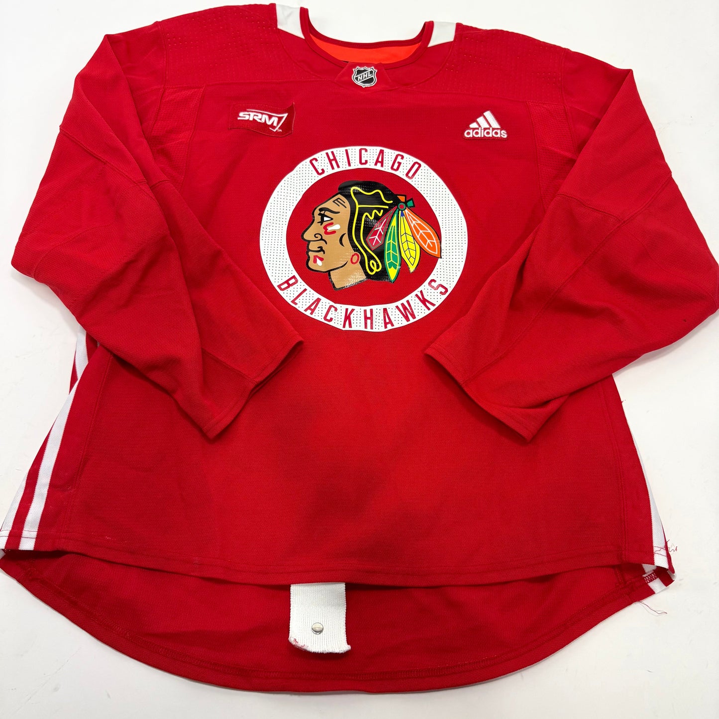 Used Red Chicago Blackhawks Adidas MIC Practice Jerseys - Multiple Options Available