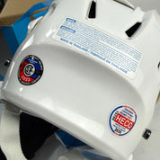 New White Bauer Re-Akt 65 Helmet | Senior Small | St. Louis Blues - Top Flight Hockey