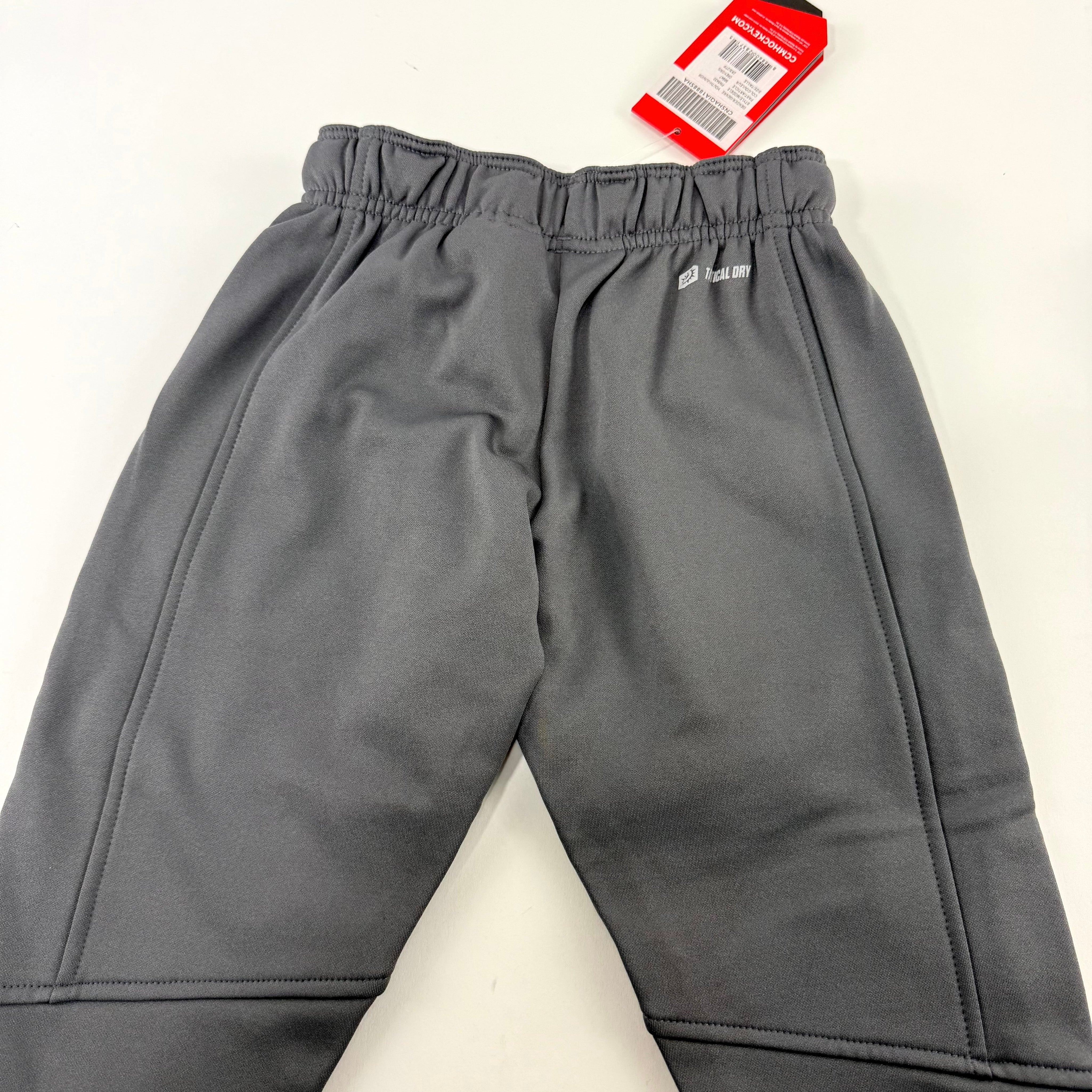 New Dark Grey CCM Youth Team Training Cuffed Pant | Youth XXS | #888600283715 - Top Flight Hockey