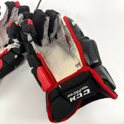 Used Blackhawks CCM HGCL Gloves 14" | L374 - Top Flight Hockey