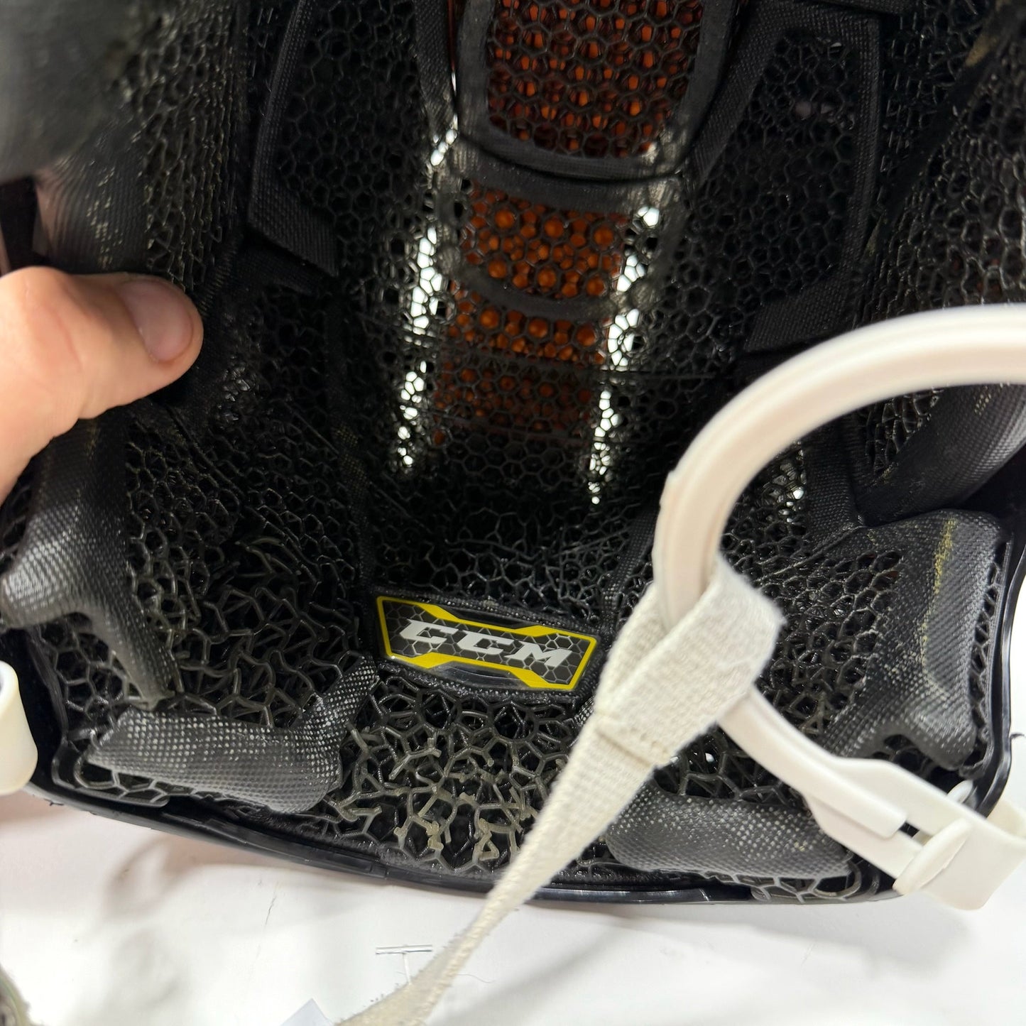 Used Black CCM Tacks X Helmet | Senior Medium | AB666