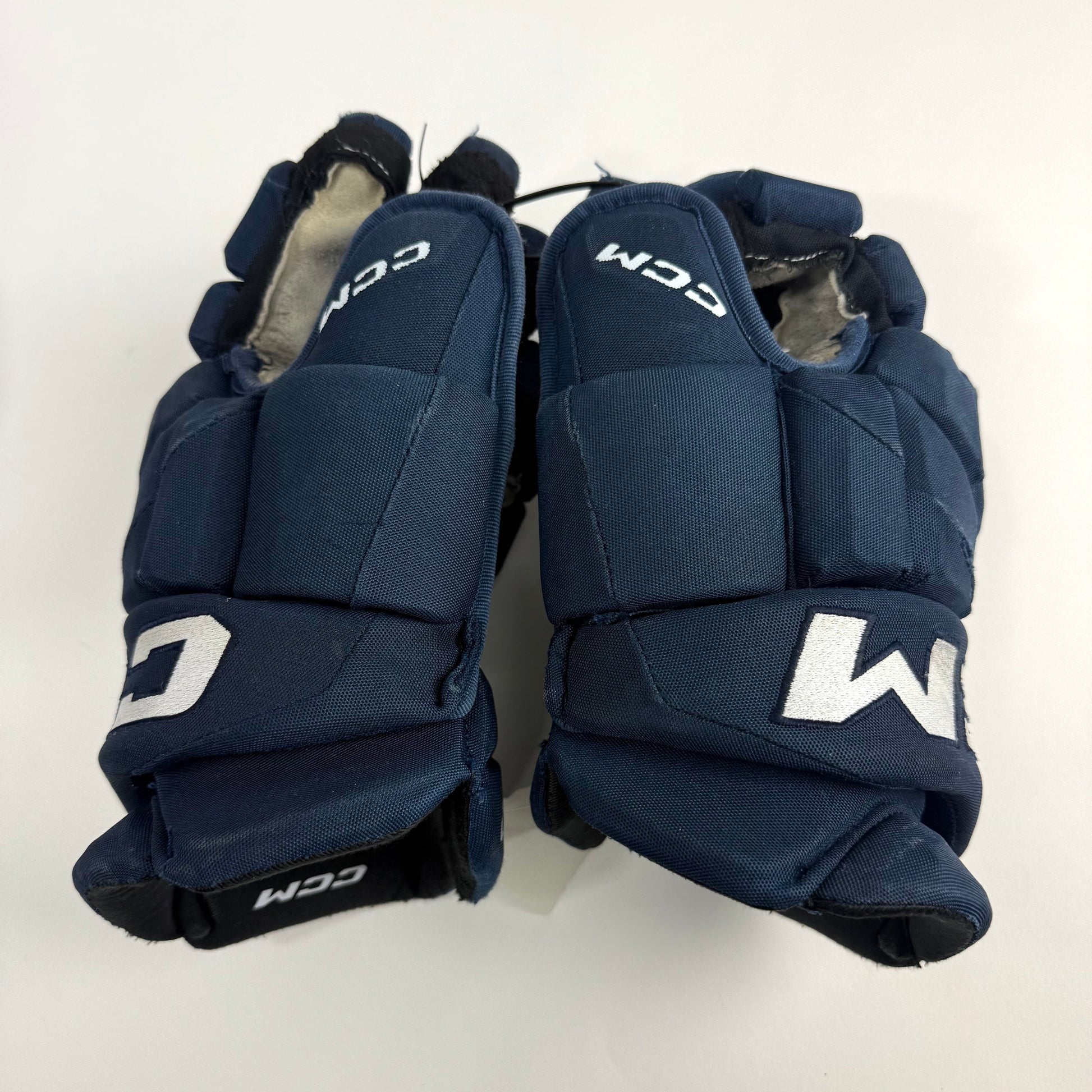 Used Navy CCM Jetspeed Pro Gloves | 14" | D372 - Top Flight Hockey
