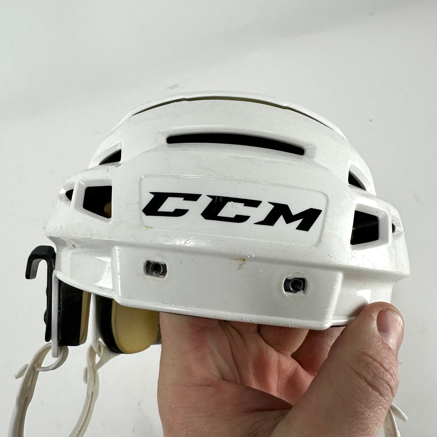 Used White CCM V08 Helmet | Senior Small | M466 - Top Flight Hockey