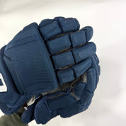 Used Navy CCM HG12 Gloves | 14" | D376