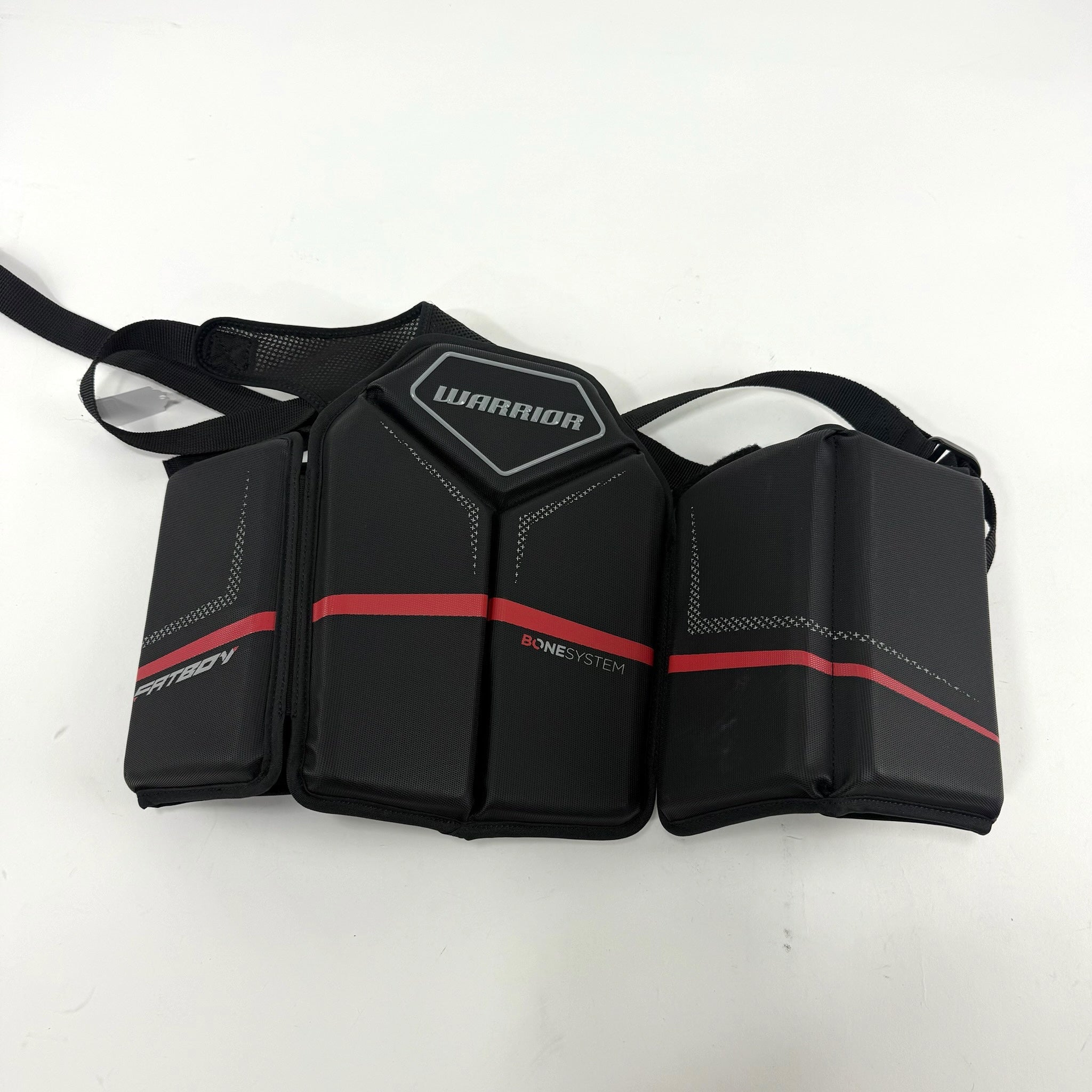 Lightly Used Warrior Fat Boy Lacrosse Rib Guard | Senior Medium - Top Flight Hockey