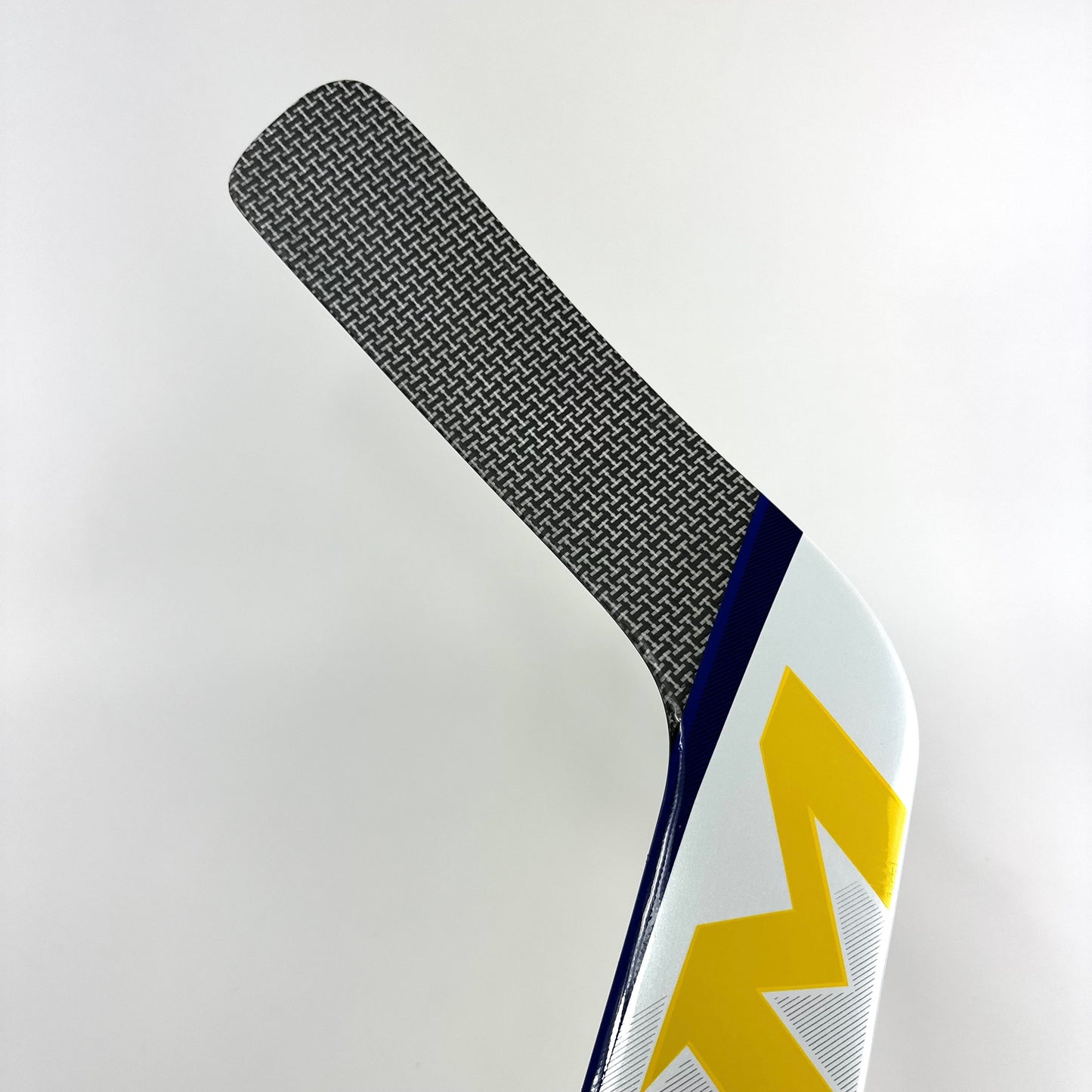 New Regular CCM EFlex 5 Pro Goalie Stick | Gold Blue | 26" Paddle | P4 Curve | Hofer | M526 - Top Flight Hockey
