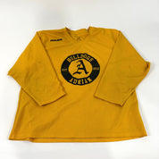 Used Adrian College Yellow Bauer Practice Jersey | Senior Medium