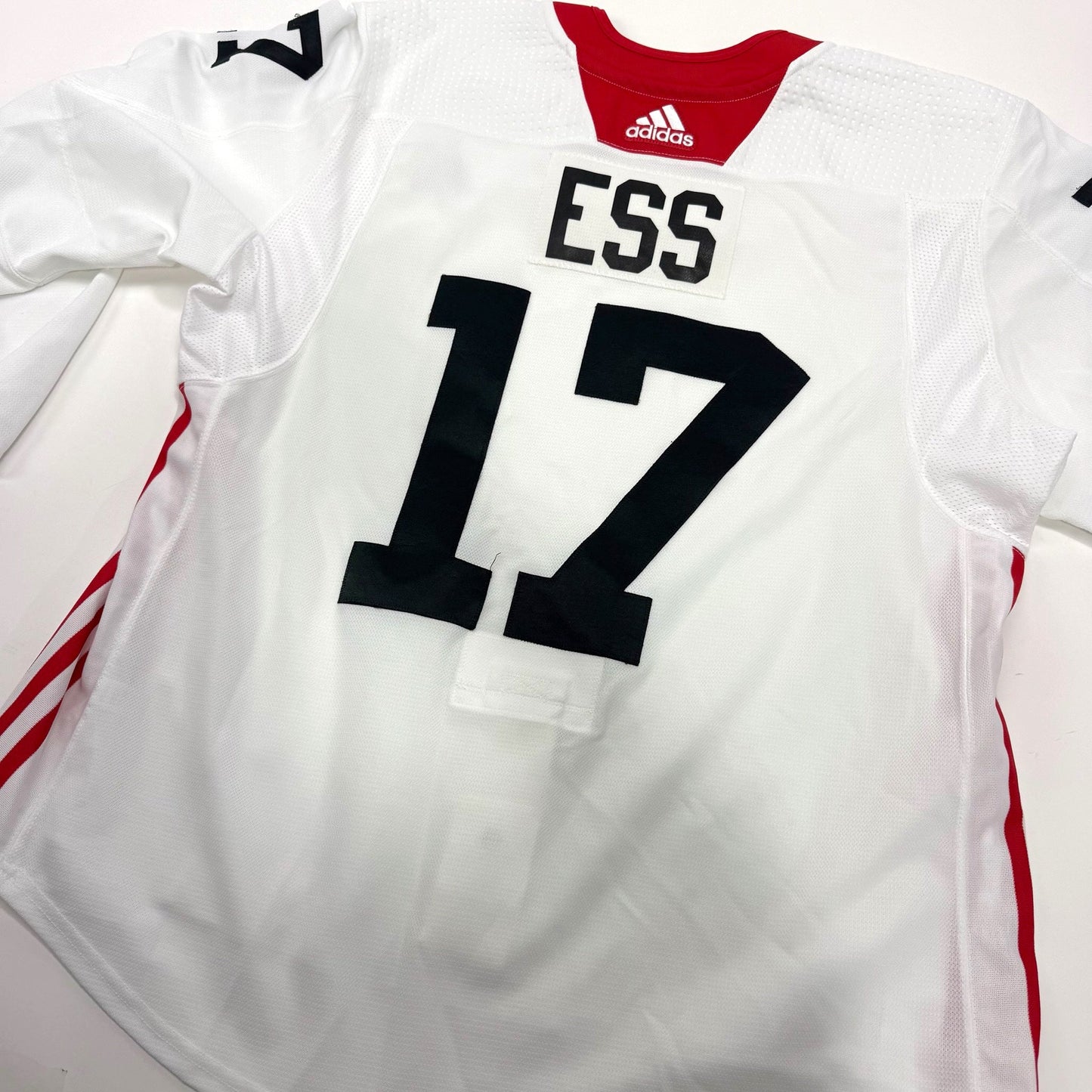 Used White Chicago Blackhawks Adidas MIC Practice Jerseys - Multiple Options Available