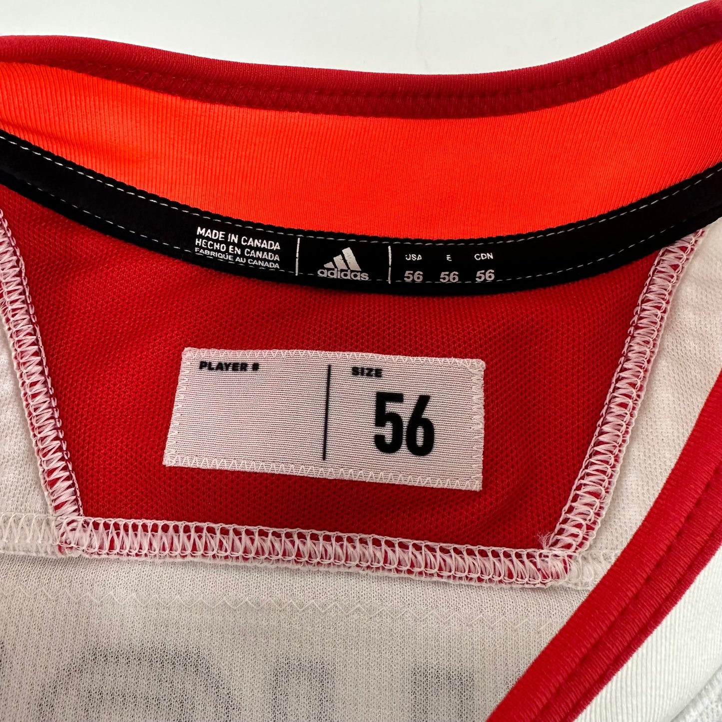 NIJHOFF #79 - White Chicago Blackhawks Camp / Practice Jersey - Adidas MIC Size 56
