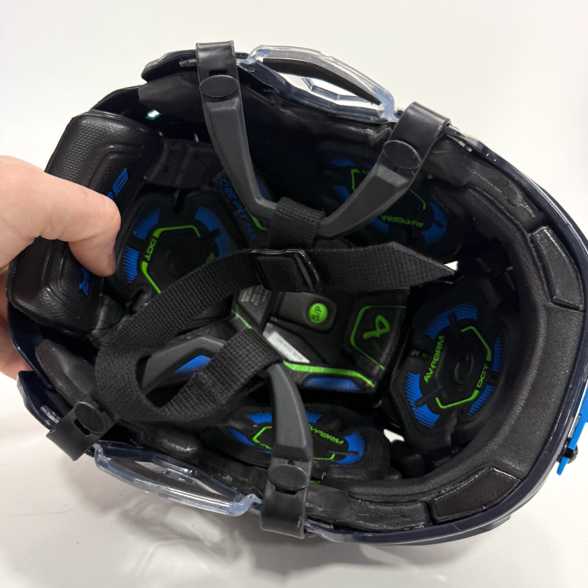 New Navy Bauer Re-akt 155 Helmet | Small | A56 - Top Flight Hockey