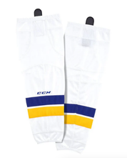 Brand New - St. Louis Blues Away CCM Quicklite 8000 Hockey Socks - Intermediate - Top Flight Hockey