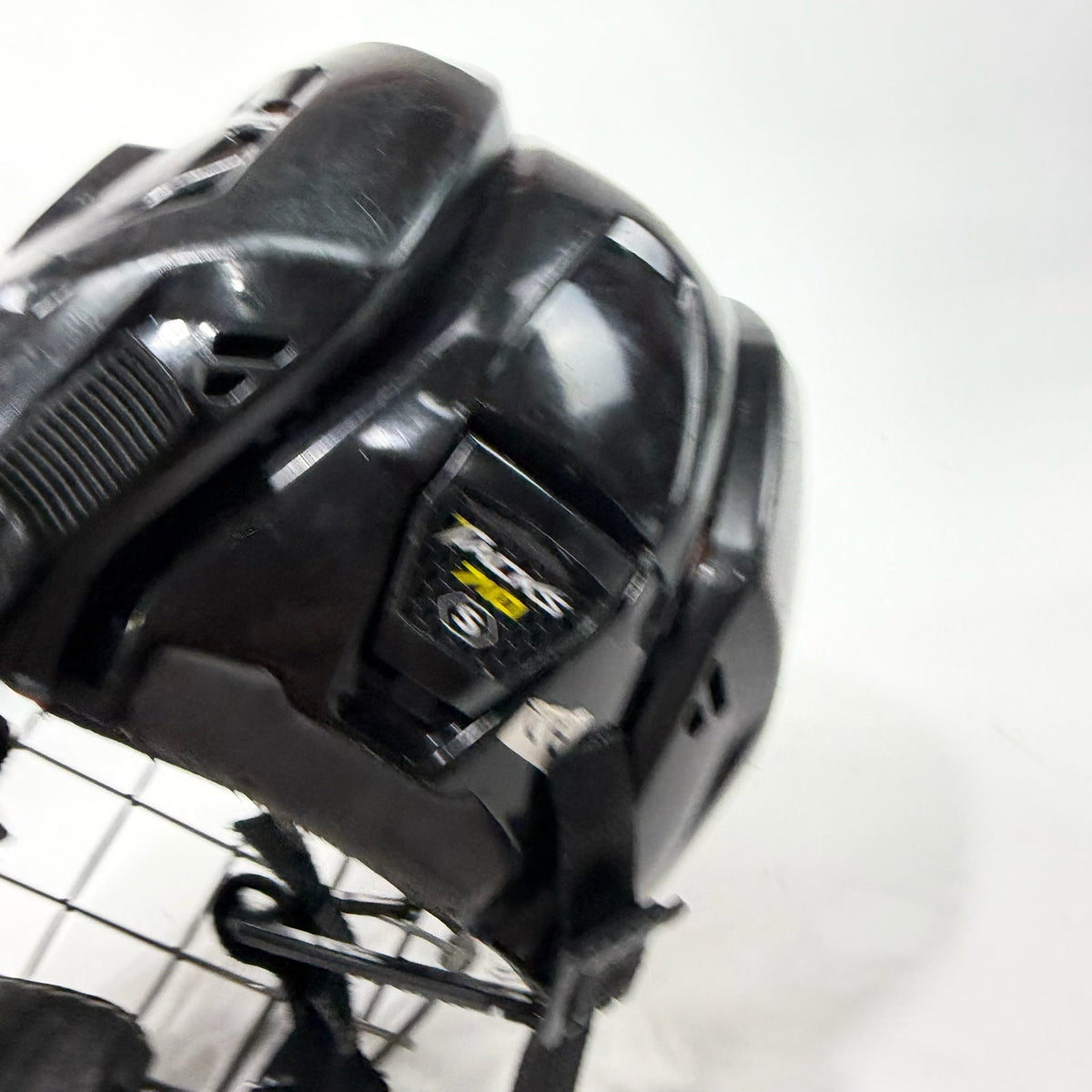Used Black CCM Tacks 710 Helmet with Cage | Senior Small | AB667