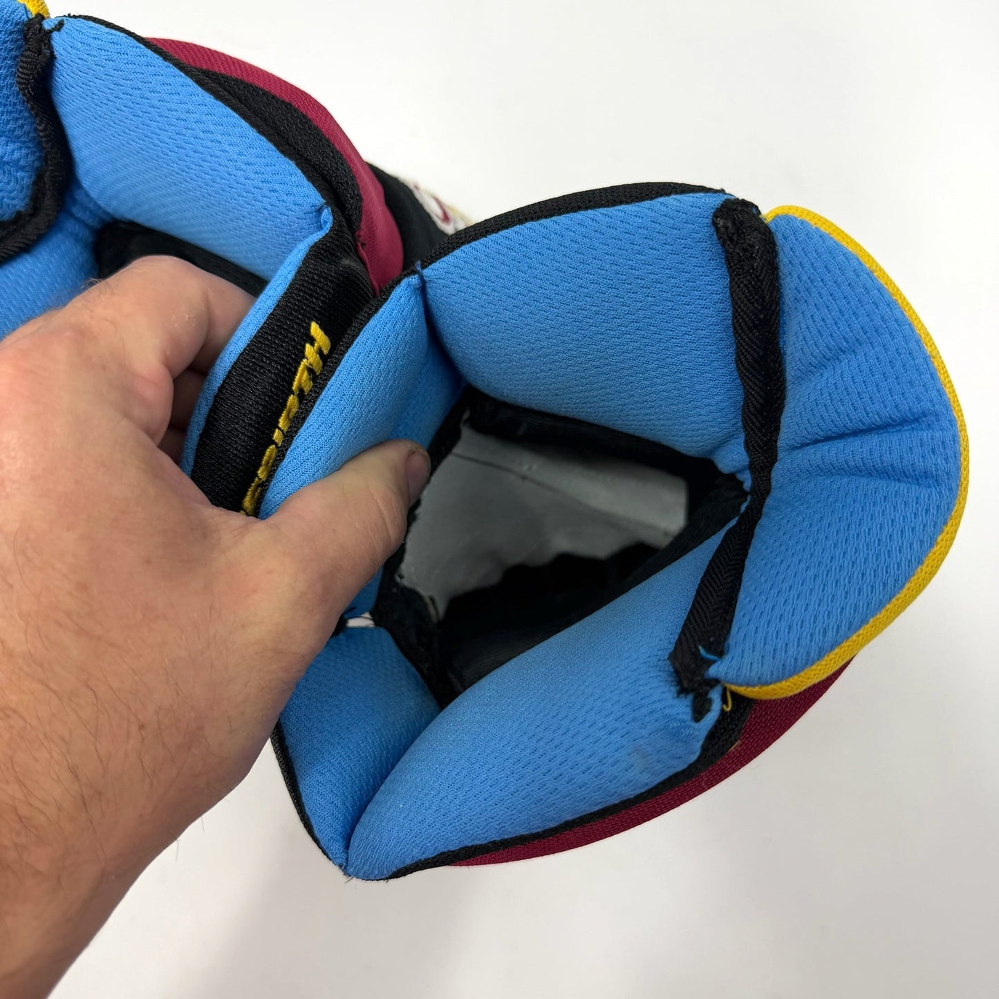 Used Black/Maroon/Yellow Rebirth Arise Gloves | Salisbury School | 15" | AB680