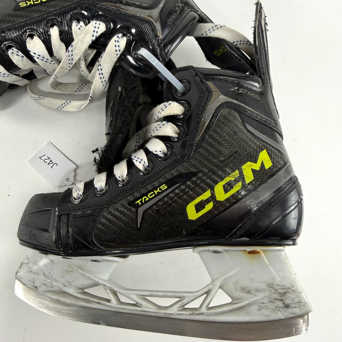 Used CCM Tacks XF Pro Skates | Size Youth 12.5 R | J427 - Top Flight Hockey