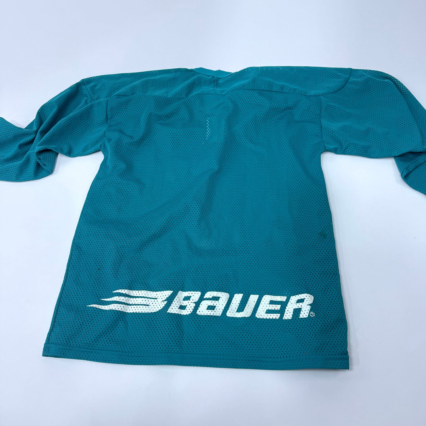 Used Teal Mesh Bauer Practice Jersey | Youth Large/XL