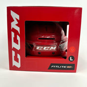 Brand New Large Red CCM Fitlite 3DS Helmet