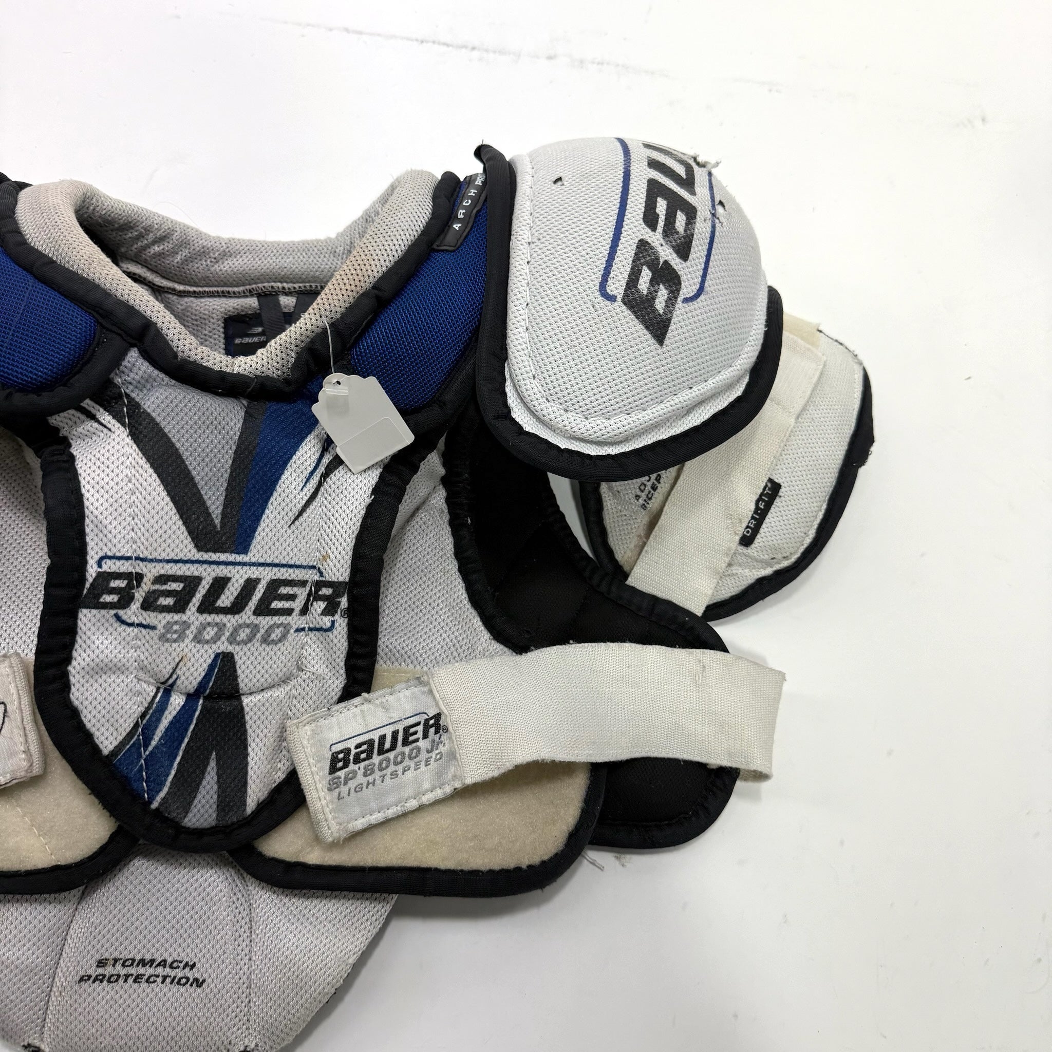 Used Bauer 8000 Shoulder Pads | Junior Large | N16 - Top Flight Hockey
