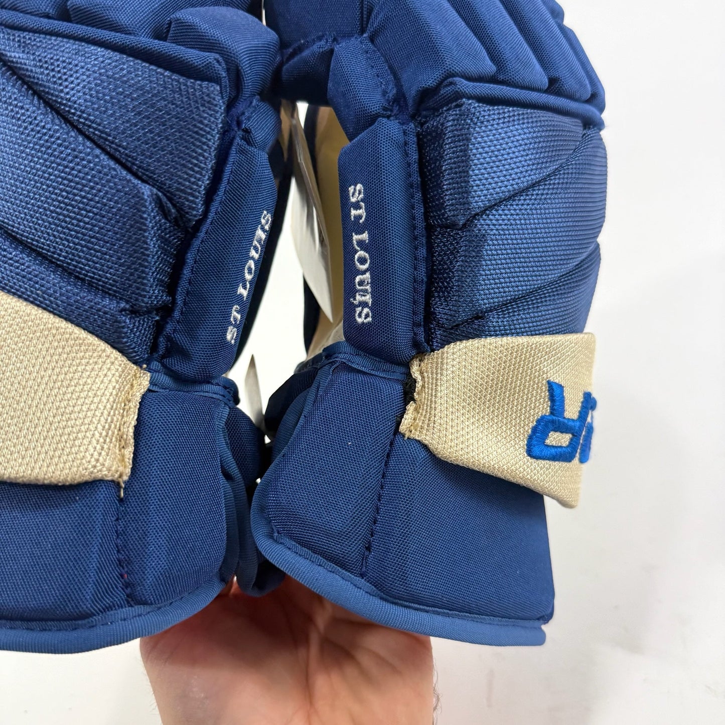 New STL Blues Winter Classic Bauer Vapor 2x Pro Gloves | 15" | D119 - Top Flight Hockey