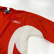 Used Blank Orange Reebok Practice Jersey | Senior XXL | Q407