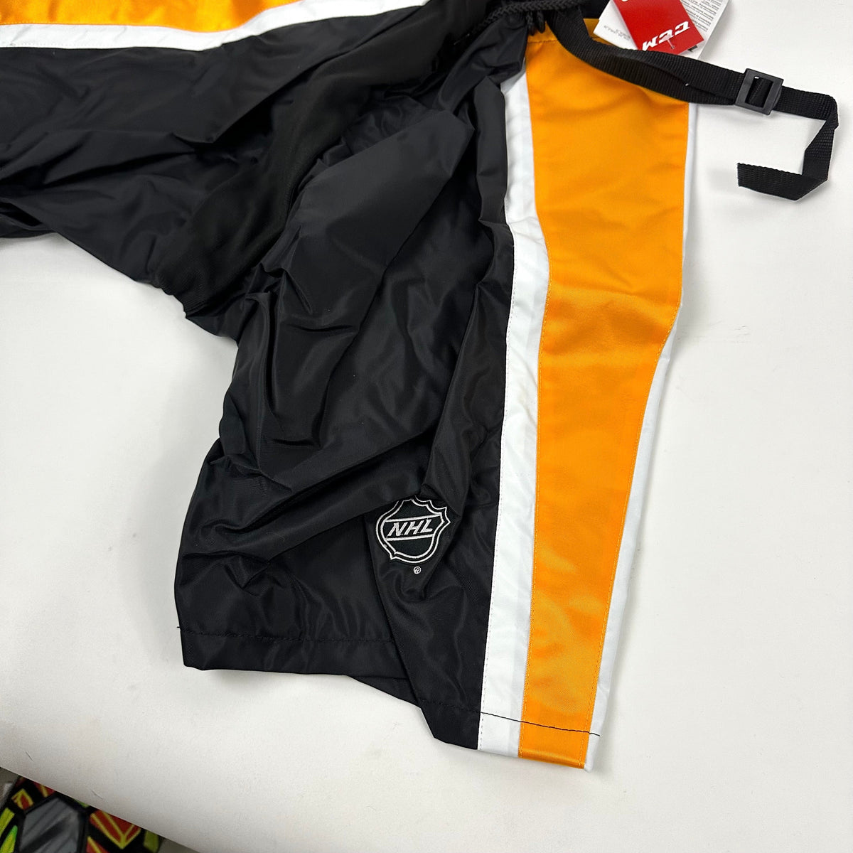 Brand New Black and Yellow Pittsburgh Penguins CCM PP10G Goalie Shell - Top Flight Hockey