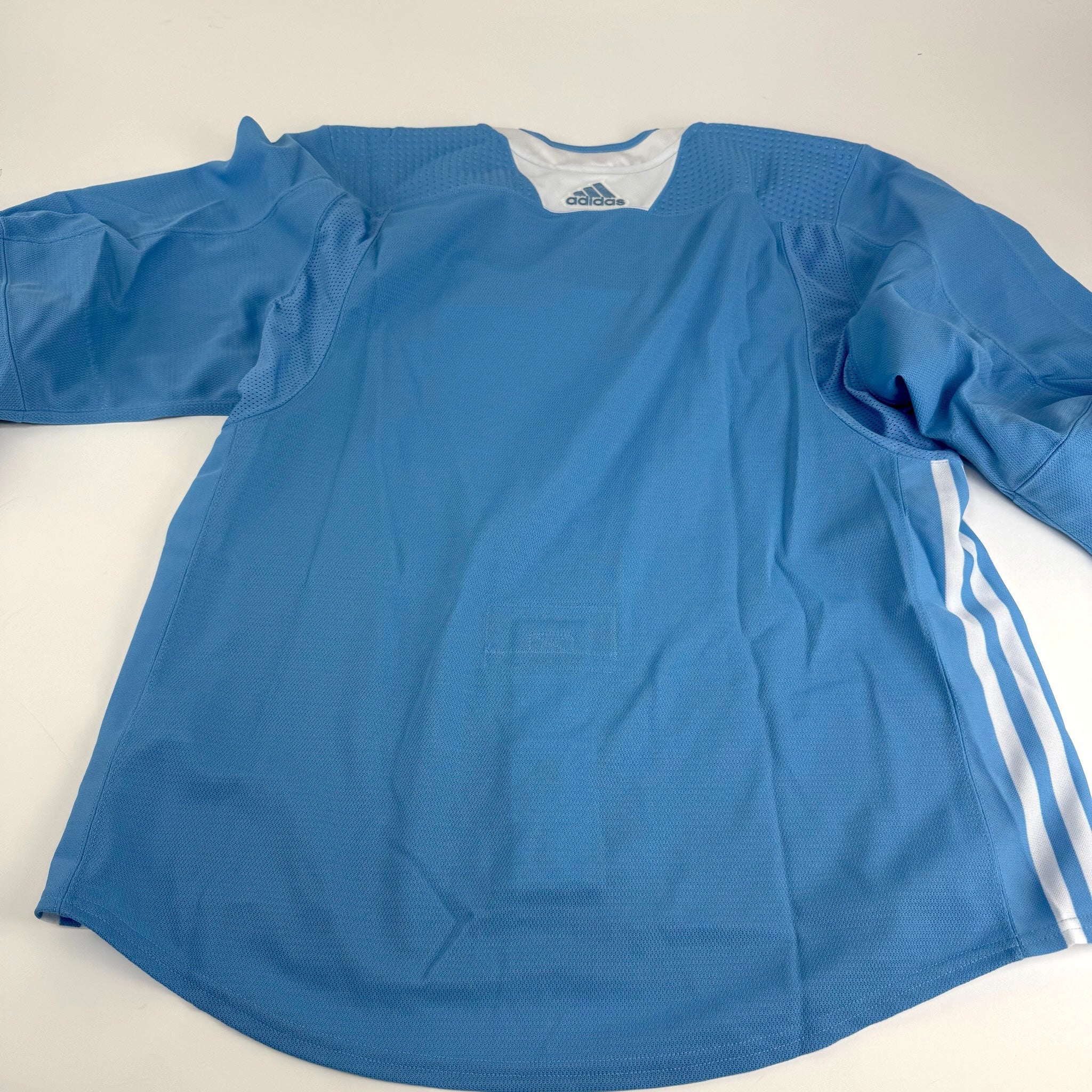 Brand New MIC Baby Blue Adidas Practice Jersey - Size 54 - Top Flight Hockey