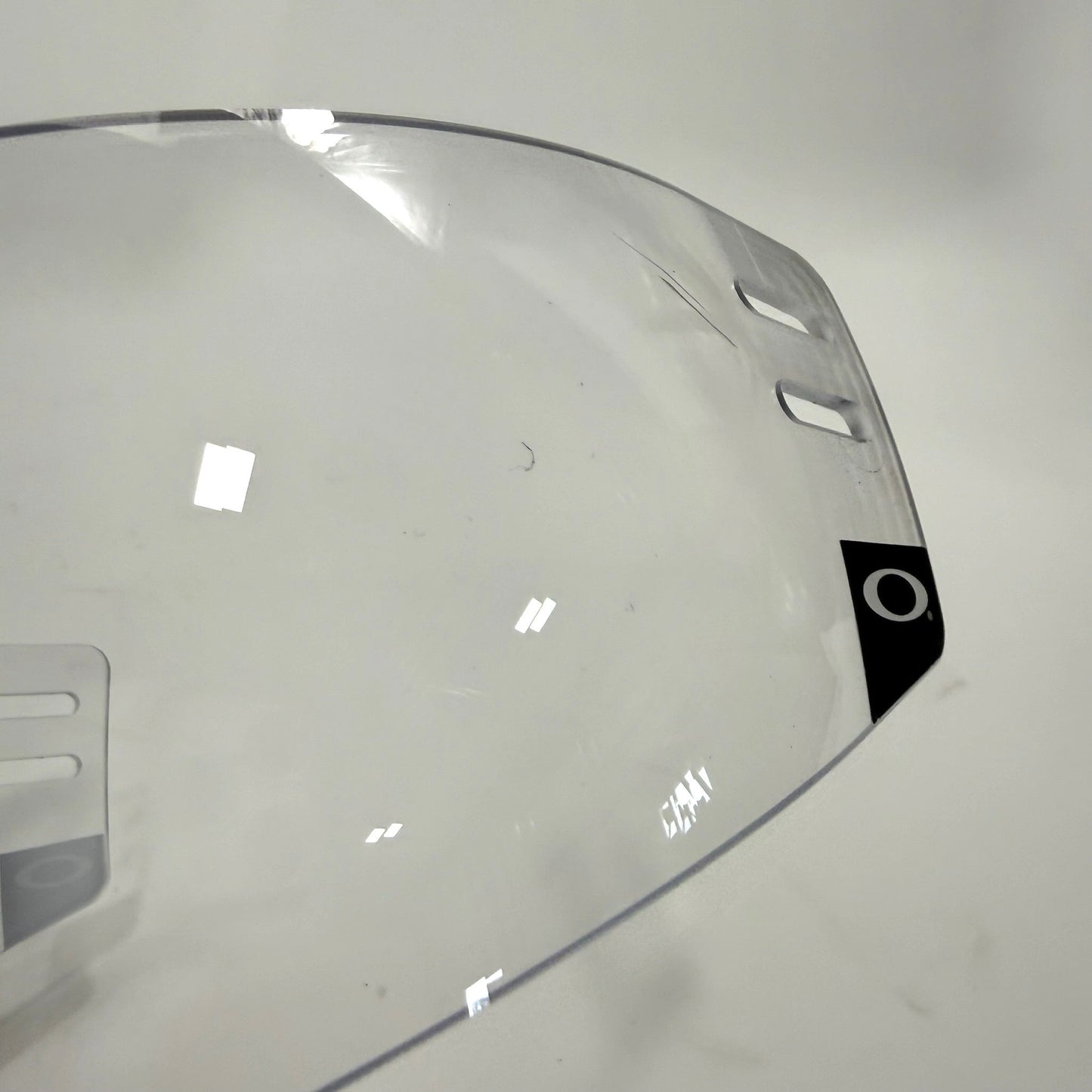 Used Pro Stock Oakley Straight Cut Visor | #VS20 - Top Flight Hockey