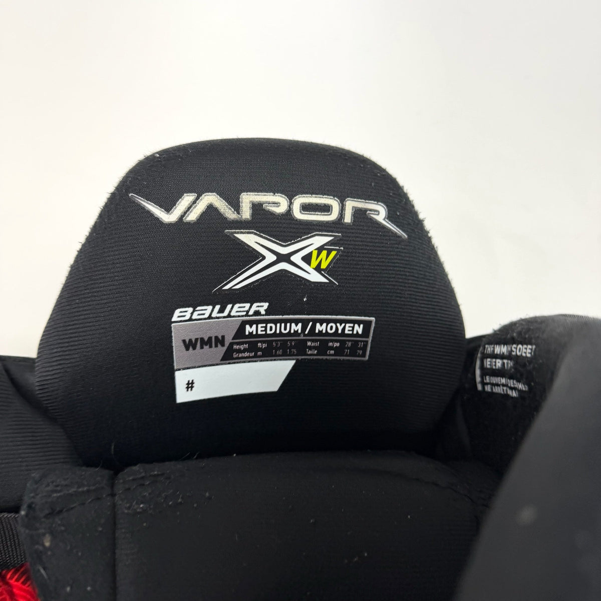 Used Black Bauer Vapor X-Womens Pants | Medium | AB176 - Top Flight Hockey