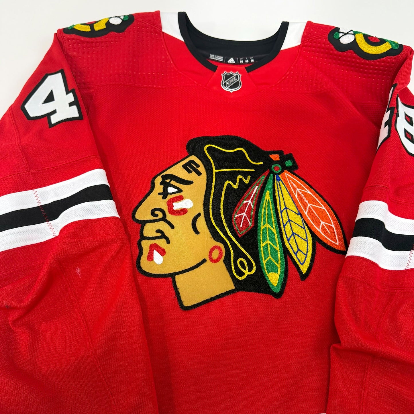 Wyatt Kalynuk #48 Home Chicago Blackhawks Team Issued Jersey 2020-2021, Set 2 | 9991-7397