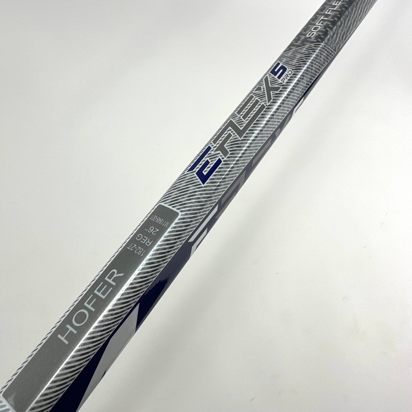New Regular CCM EFlex 5 Pro Goalie Stick | Gold Blue | 26" Paddle | P4 Curve | Hofer | M526 - Top Flight Hockey