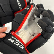 Used Blackhawks CCM HGTK Gloves 15" | L359 - Top Flight Hockey
