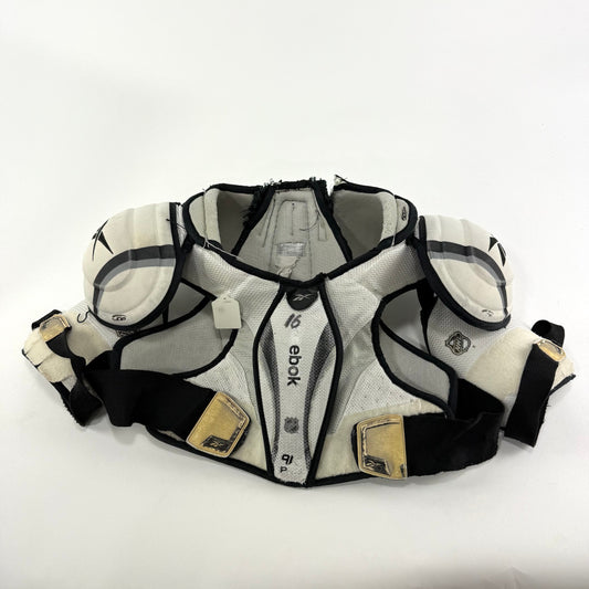 Used Reebok 9K Pro Shoulder Pads | Small/Medium | U288 (Andrew Ladd? Chicago Blackhawks)